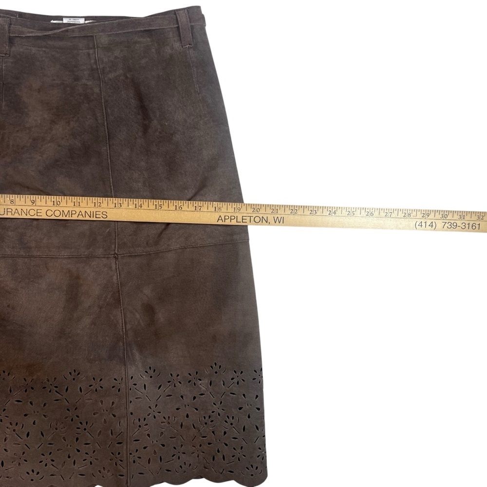 ISAAC MIZRAHI for Target | Suede Leather‎ Skirt Size 6 - Picture 6 of 10